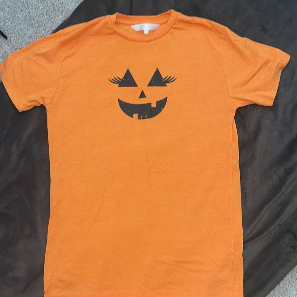 Orange Pumpkin Tee Shirt